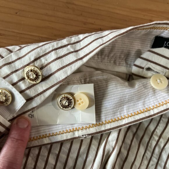 J. Crew Brown and White Bermudas - Picture 5 of 8